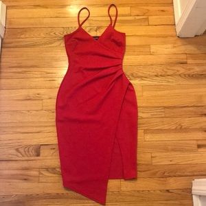 Red Bodycon Cocktail Formal Dress